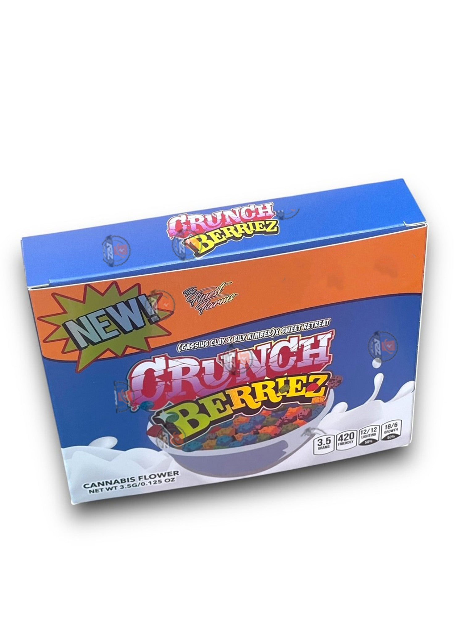 Crunch Berriez Mylar Bags with Boxes 3.5g Box Packaging Holographic
