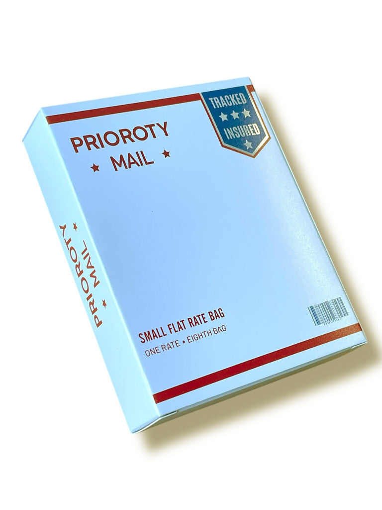 USPS Priority Mail Box and Bags 3.5g Box Packaging Holographic