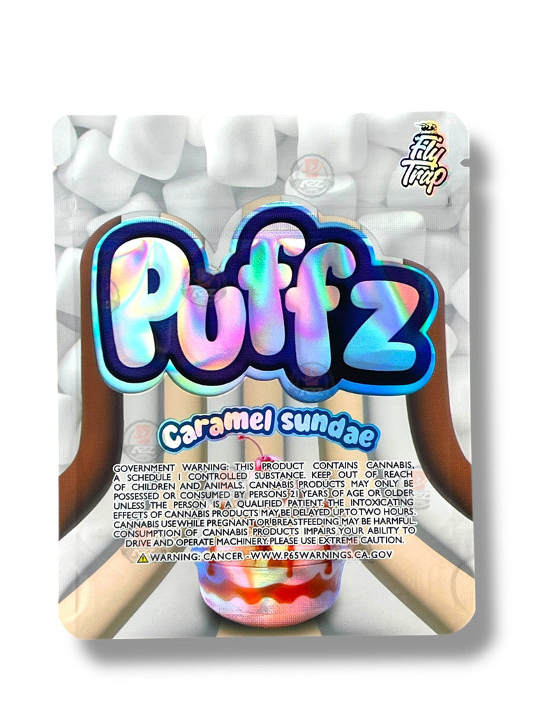 Puffz Caramel Sundae Mylar Bag 3.5g Fly Trap
