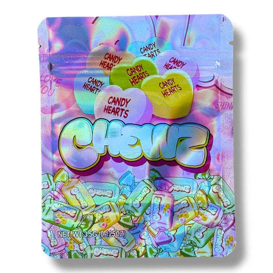 Chewz Candy Hearts 3.5g Mylar Bag